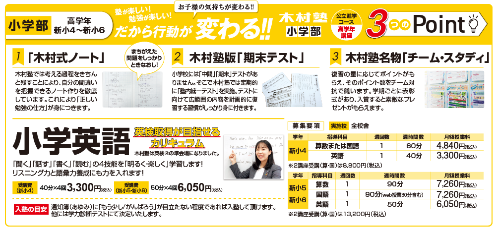 小学部募集要項