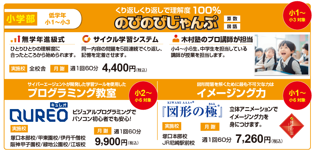 小学部低学年募集要項