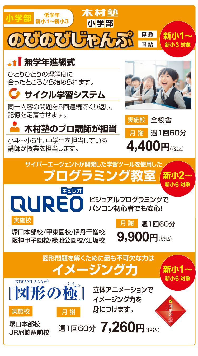 小学部低学年募集要項