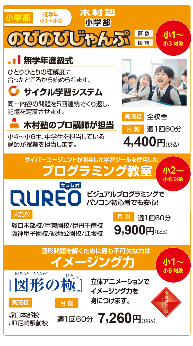 小学部低学年募集要項