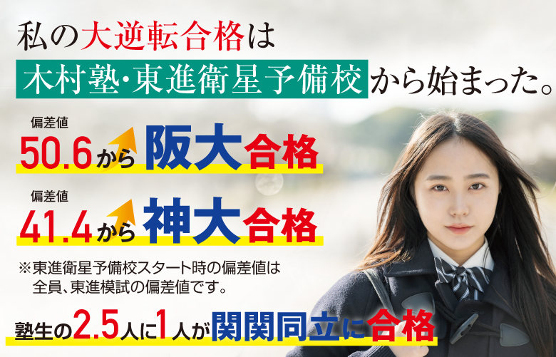 私の大逆転合格は木村塾・東進衛星予備校から始まった