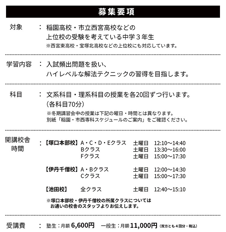 募集要項